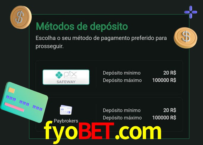 O cassino fyobet.com oferece uma grande variedade de métodos de pagamento